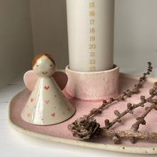 Indlæs billede til gallerivisning Fad til bloklys 🌲 mat ROSA 1
