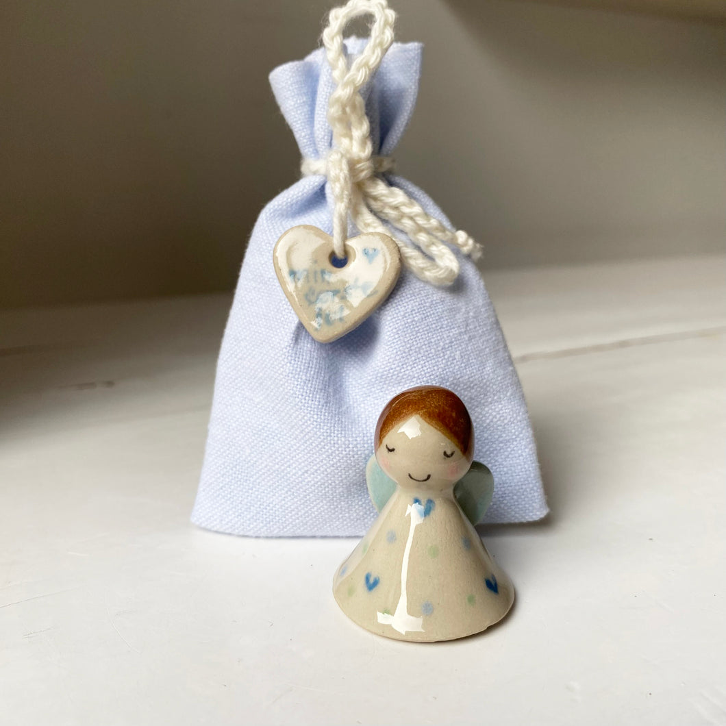 En MINI hjerteengel i pose - 3