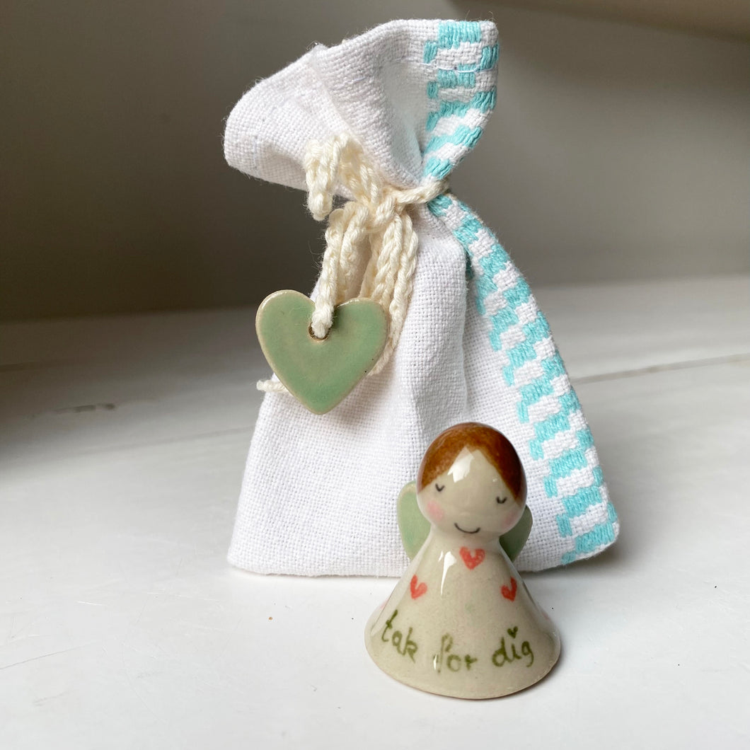 En MINI hjerteengel i pose - 6