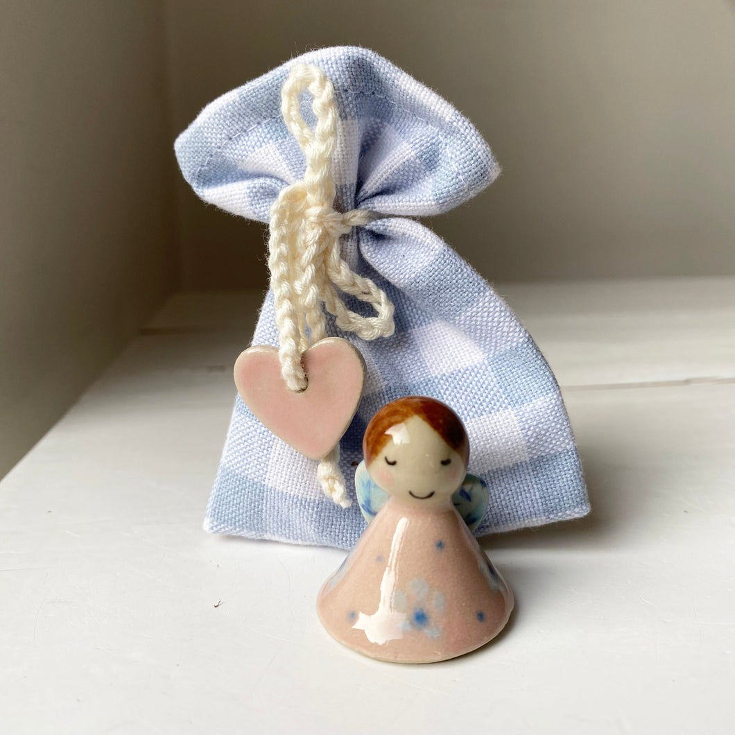 En MINI hjerteengel i pose - 21