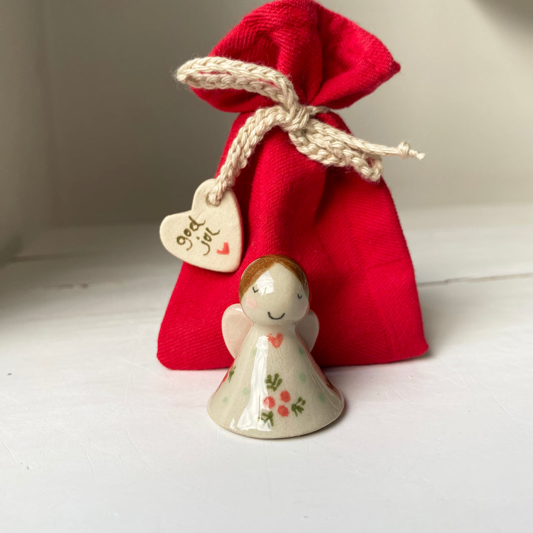 En MINI hjerteengel i pose - 30