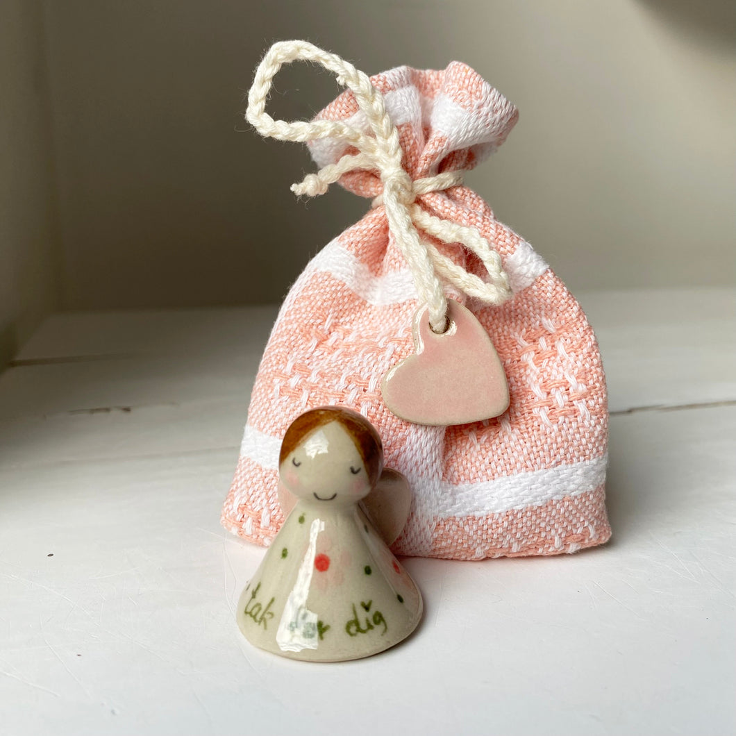 En MINI hjerteengel i pose - 31