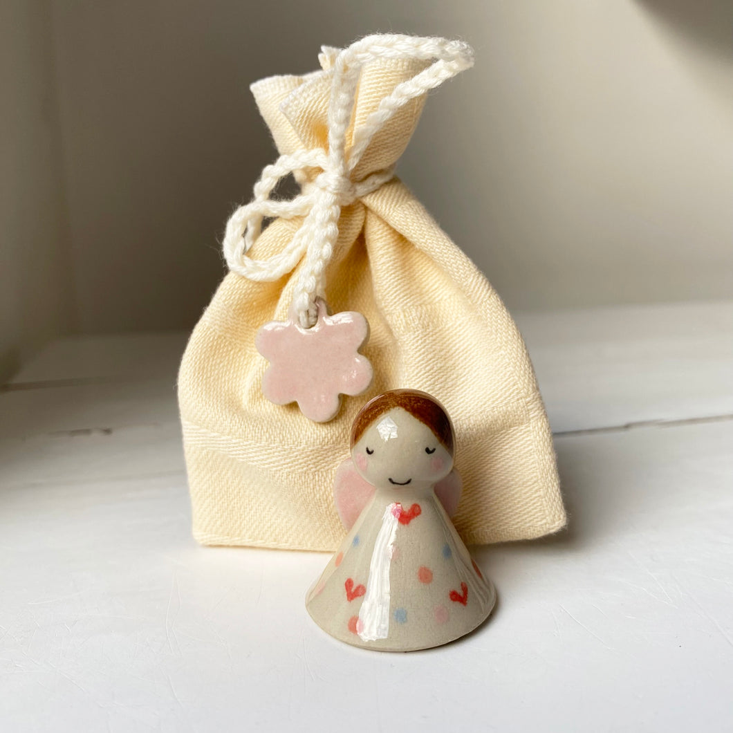 En MINI hjerteengel i pose - 35