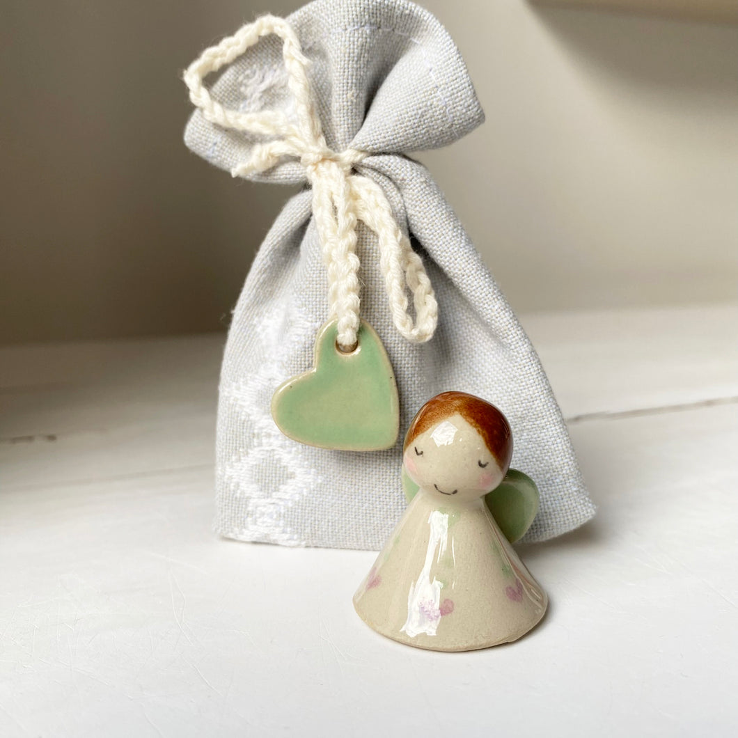 En MINI hjerteengel i pose - 46