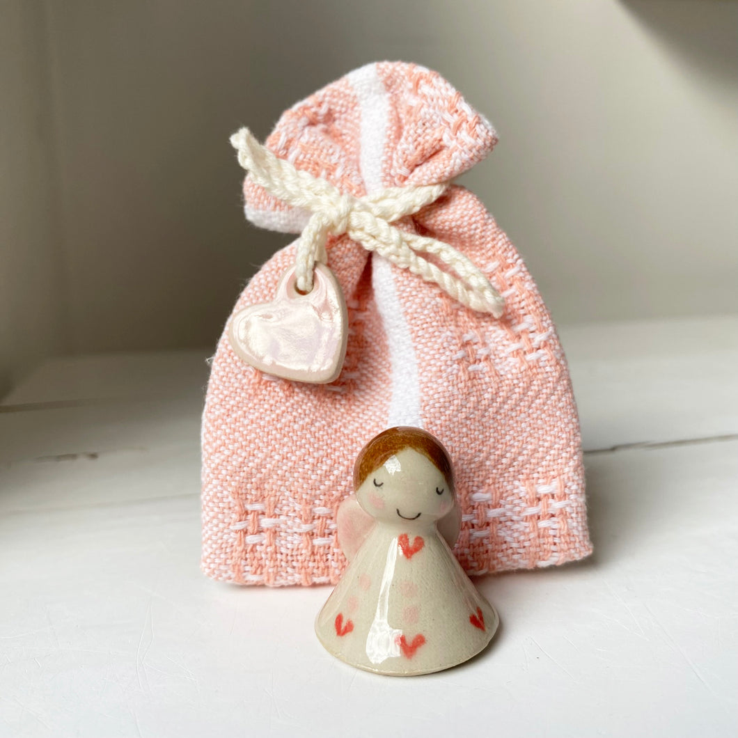 En MINI hjerteengel i pose - 49